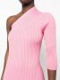 AERON Asymmetrische midi-jurk Roze - Thumbnail 5