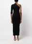 AERON Asymmetrische mini-jurk Zwart - Thumbnail 4