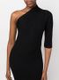 AERON Asymmetrische mini-jurk Zwart - Thumbnail 5