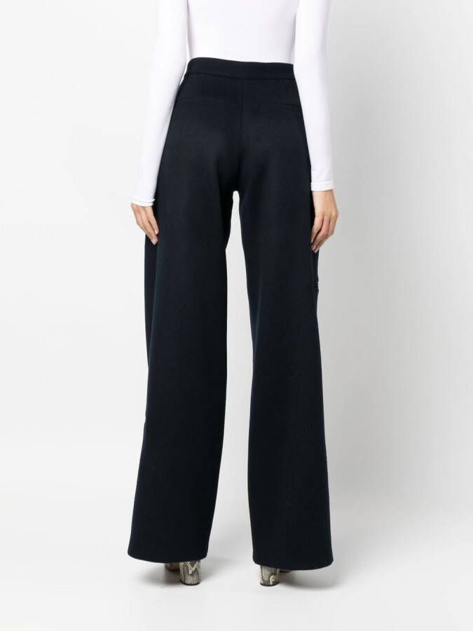 AERON Broek met wijde pijpen Blauw