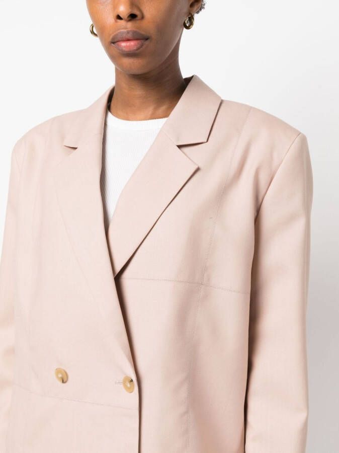 AERON Cropped blazer Roze