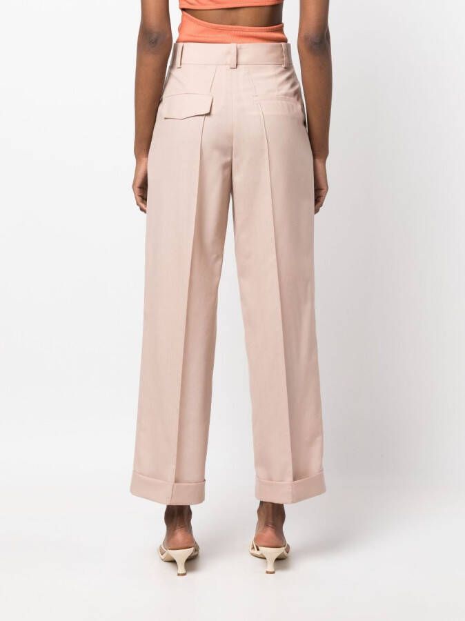 AERON High waist pantalon Roze
