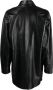 AERON Leren blouse Zwart - Thumbnail 2