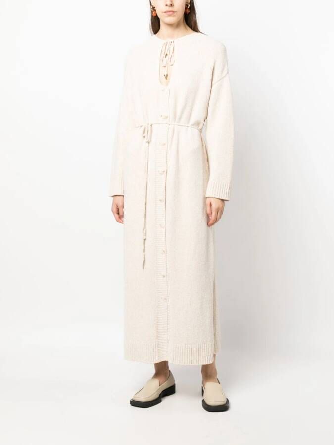 AERON Maxi-jurk Beige