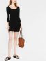AERON Playsuit met diepe ronde hals Zwart - Thumbnail 2