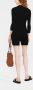 AERON Playsuit met diepe ronde hals Zwart - Thumbnail 3