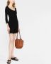 AERON Playsuit met diepe ronde hals Zwart - Thumbnail 4