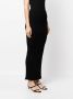 AERON Ribgebreide maxi-rok Zwart - Thumbnail 3