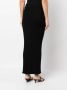 AERON Ribgebreide maxi-rok Zwart - Thumbnail 4