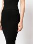 AERON Ribgebreide maxi-rok Zwart - Thumbnail 5