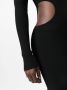 AERON Ribgebreide midi-jurk Zwart - Thumbnail 5