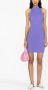 AERON Ribgebreide mini-jurk Paars - Thumbnail 2
