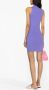 AERON Ribgebreide mini-jurk Paars - Thumbnail 4