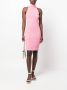 AERON Ribgebreide mini-jurk Roze - Thumbnail 2