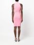 AERON Ribgebreide mini-jurk Roze - Thumbnail 4