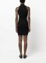 AERON Ribgebreide mini-jurk Zwart - Thumbnail 3
