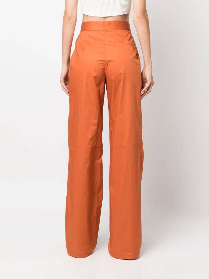 AERON Strato wide-leg trousers Oranje