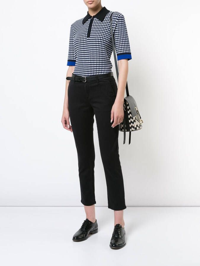 AG Jeans Caden cropped jeans Zwart