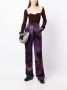 Agnona Broek met print Paars - Thumbnail 2