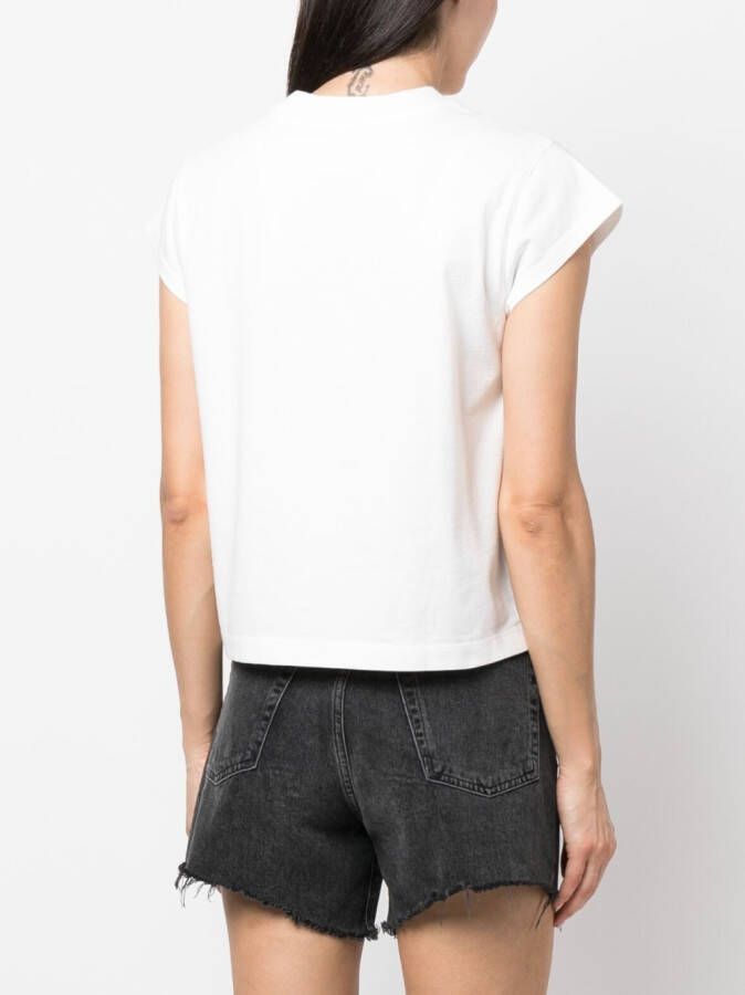 AGOLDE T-shirt met ronde hals Wit