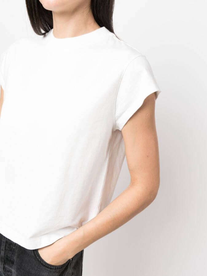 AGOLDE T-shirt met ronde hals Wit