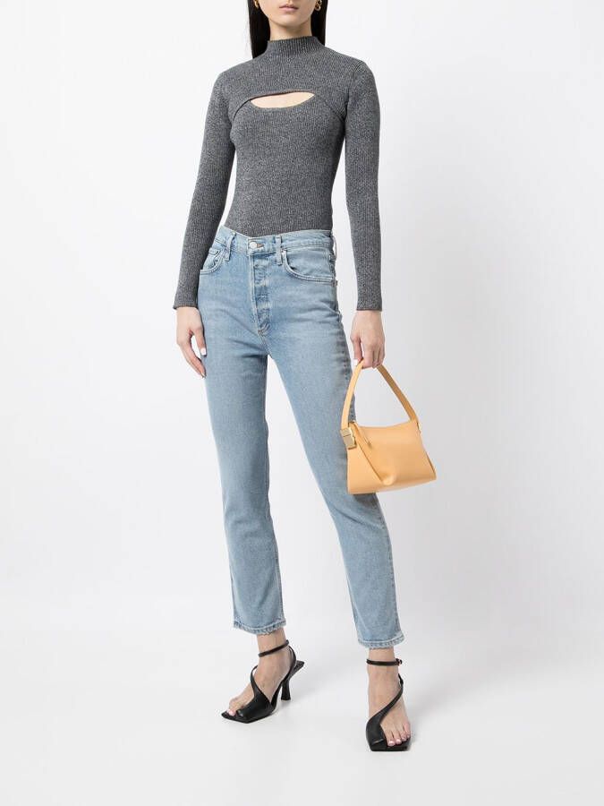 AGOLDE Cropped jeans Blauw