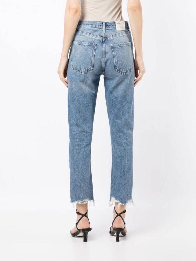 AGOLDE Cropped jeans Blauw