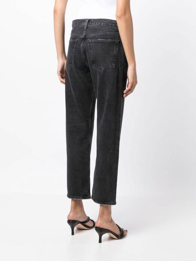 AGOLDE Cropped jeans Zwart