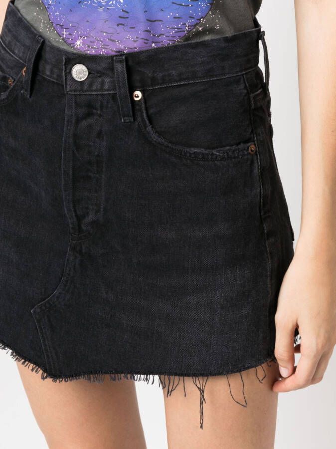 AGOLDE Denim rok Zwart