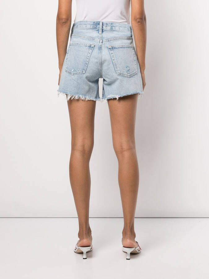 AGOLDE Denim shorts Blauw