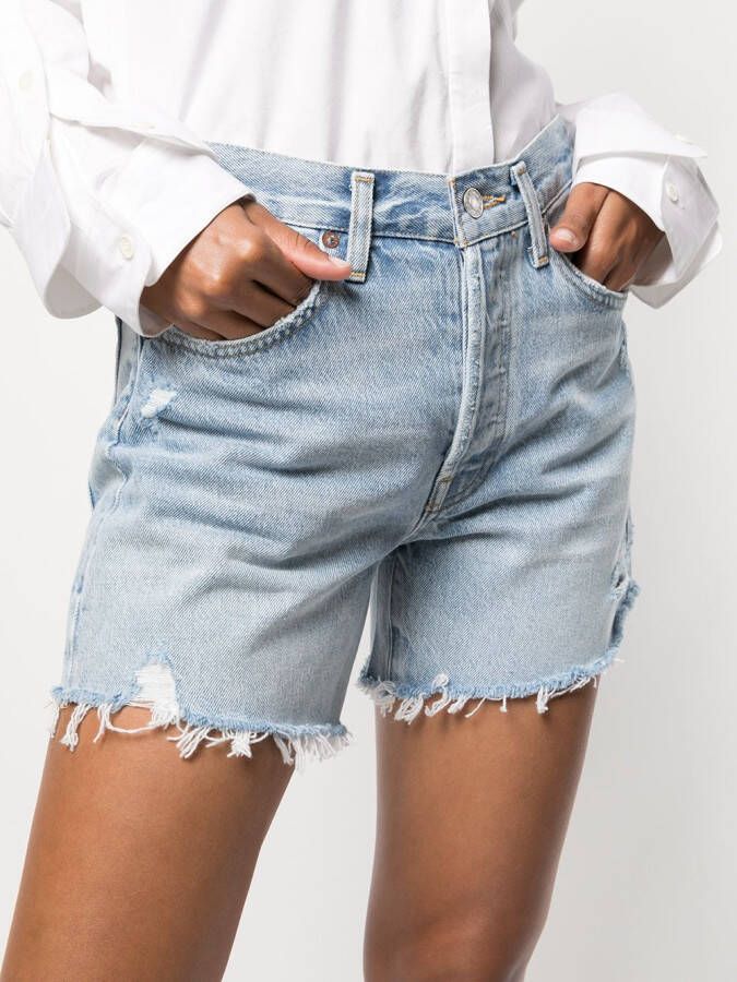 AGOLDE Denim shorts Blauw