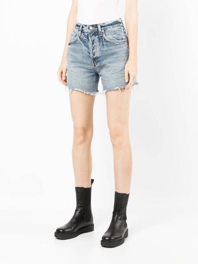 AGOLDE Denim shorts Blauw