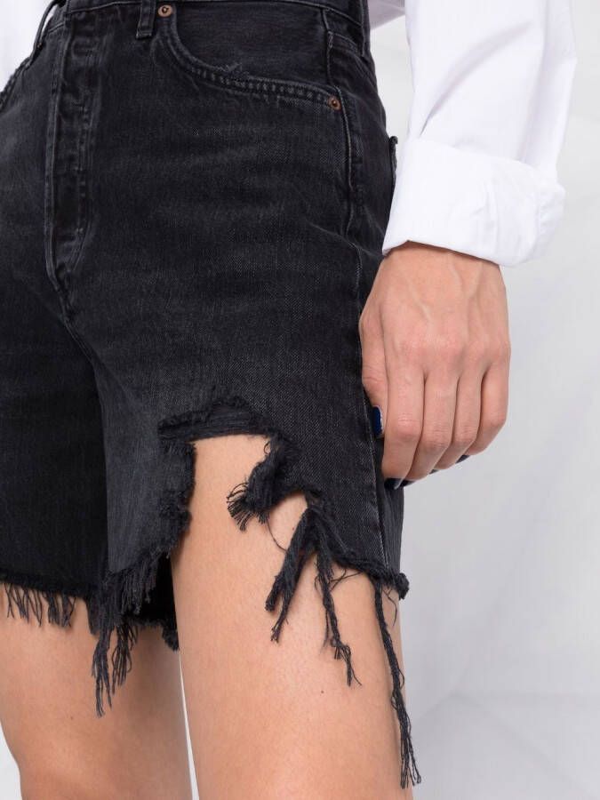 AGOLDE Denim shorts Zwart
