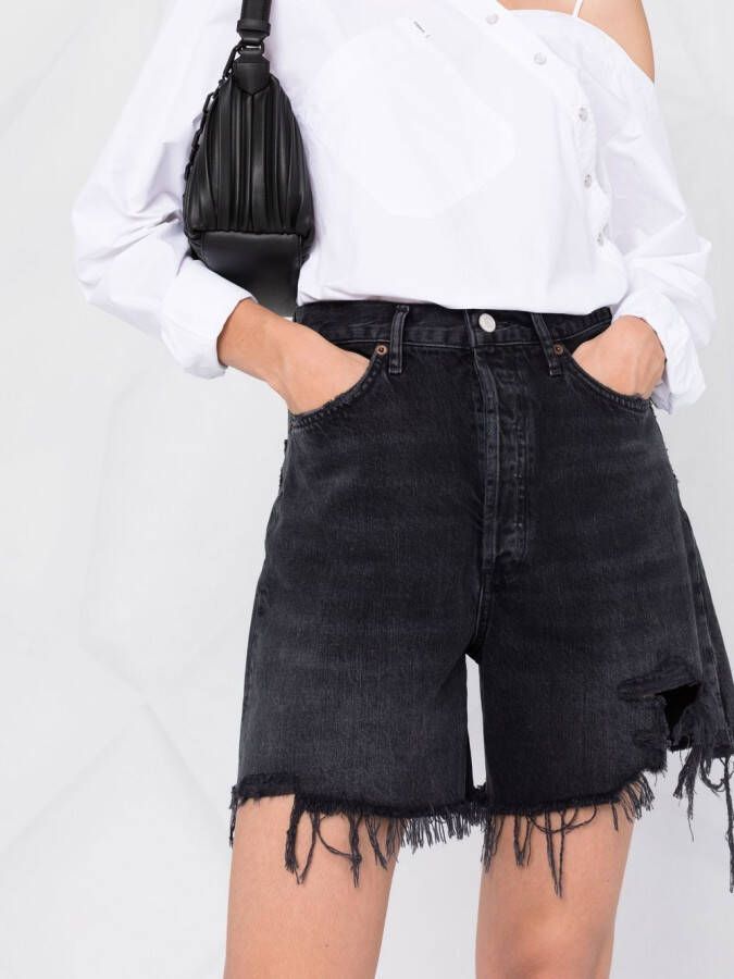 AGOLDE Denim shorts Zwart