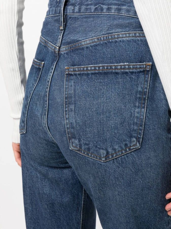 AGOLDE Gerafelde jeans Blauw