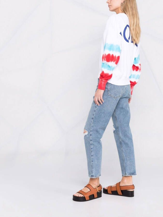 AGOLDE Gerafelde jeans Blauw