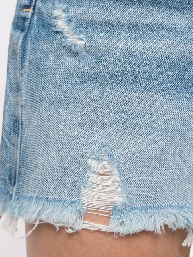 AGOLDE Gerafelde shorts Blauw
