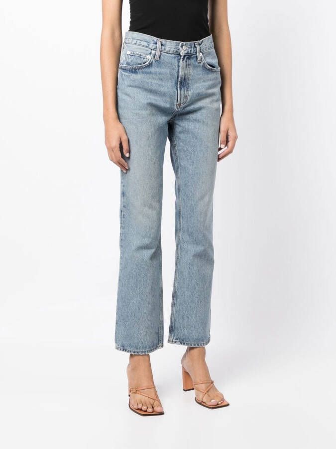 AGOLDE High waist jeans Blauw
