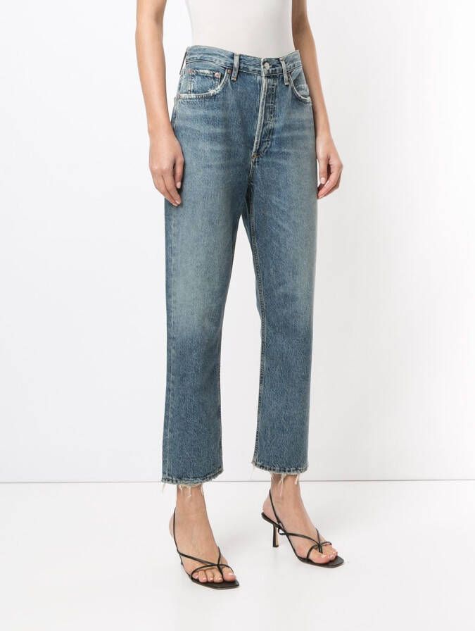 AGOLDE High waist jeans Blauw