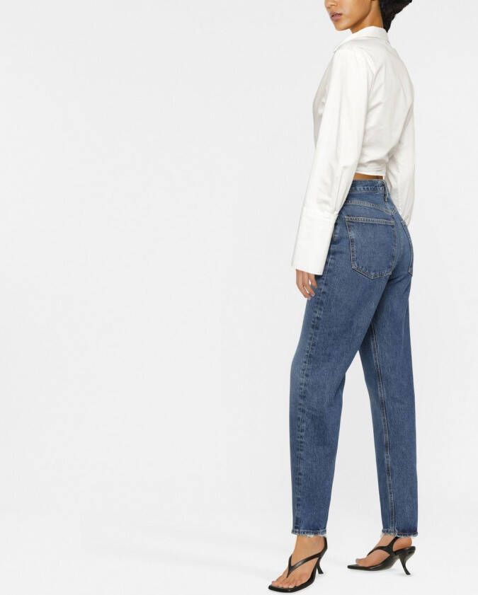 AGOLDE High waist jeans Blauw