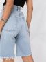 AGOLDE High waist shorts dames biologisch katoen 23 Blauw - Thumbnail 3