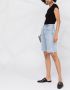 AGOLDE High waist shorts dames biologisch katoen 23 Blauw - Thumbnail 4