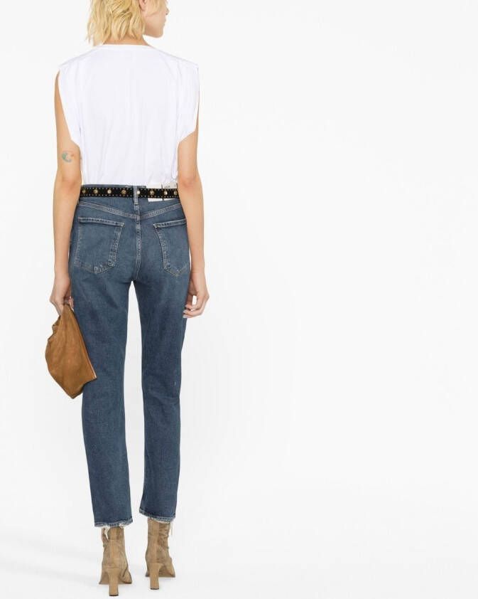 AGOLDE High waist jeans Blauw