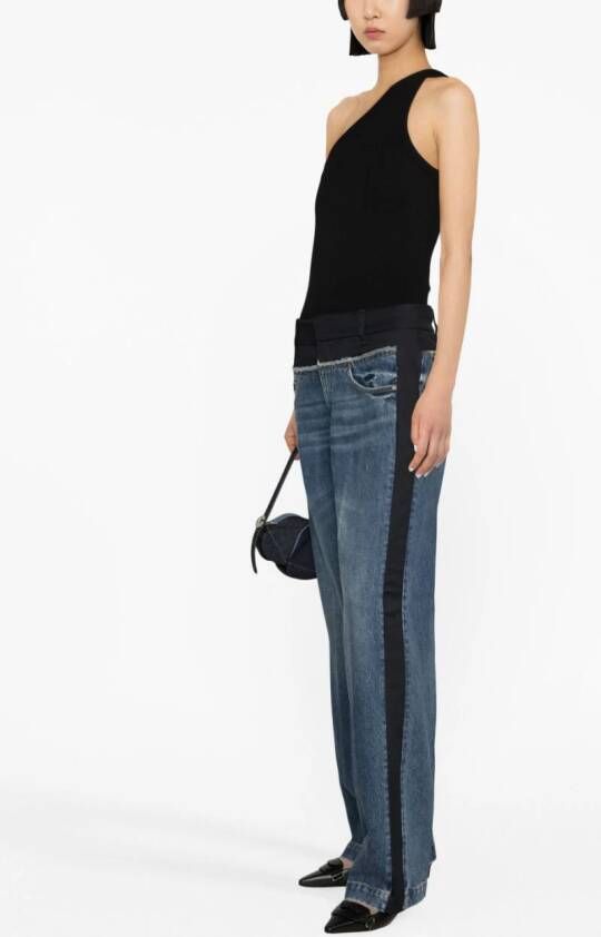 AGOLDE Asymmetrische tanktop Zwart