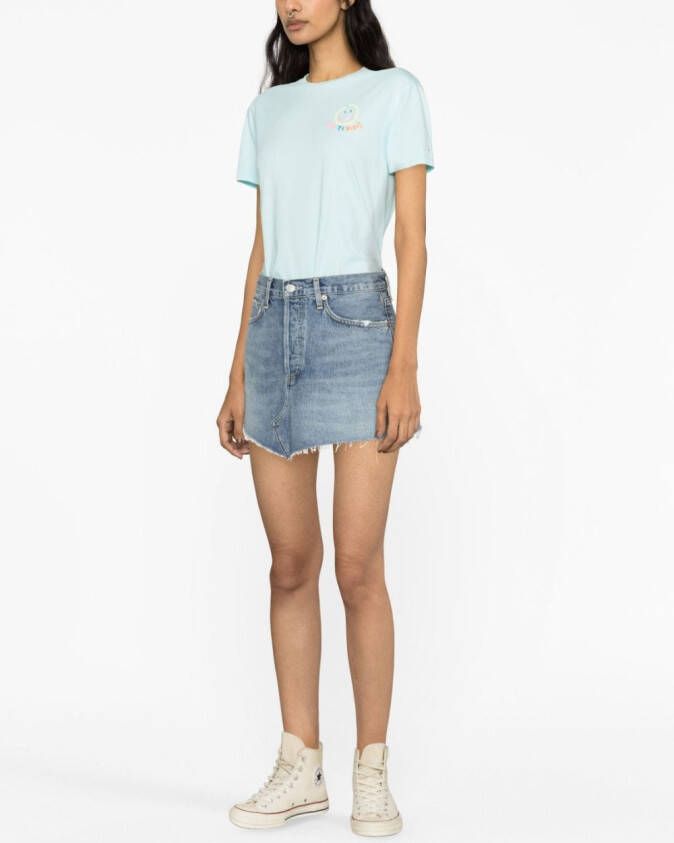 AGOLDE Denim mini-rok Blauw