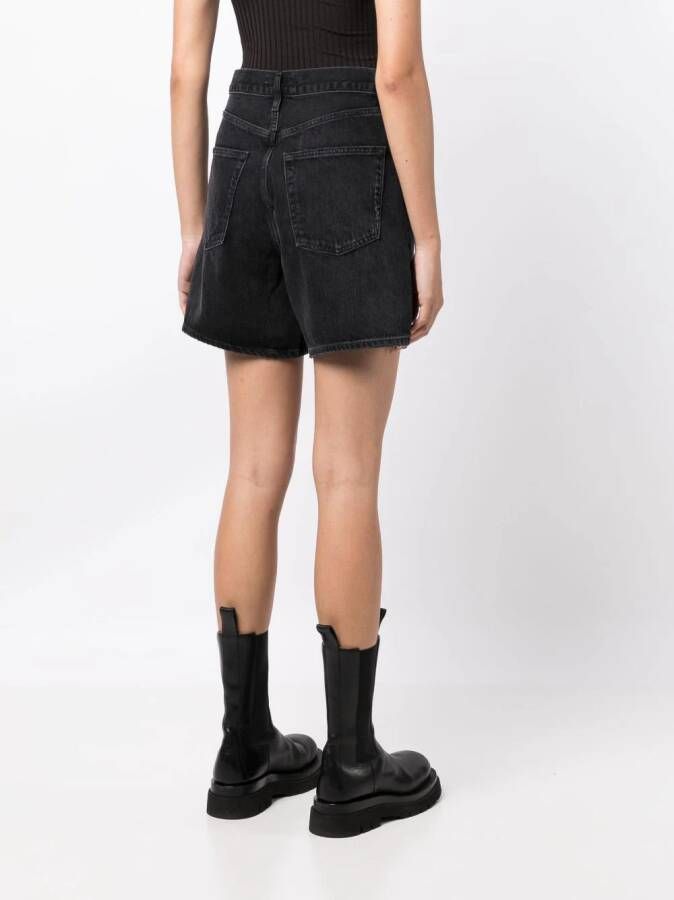 AGOLDE Shorts van biologisch katoen Zwart