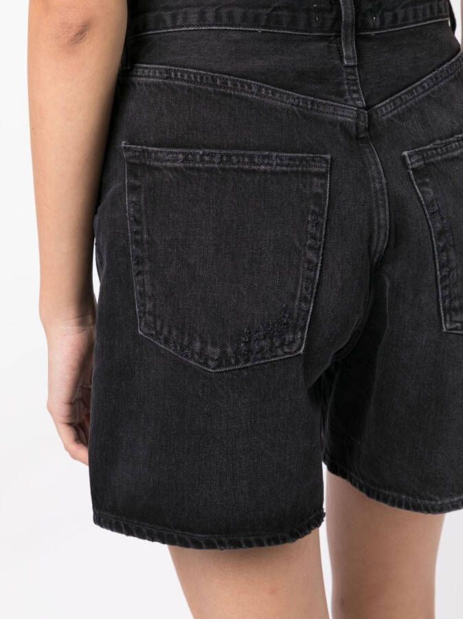 AGOLDE Shorts van biologisch katoen Zwart