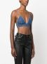 AGOLDE Cropped top Blauw - Thumbnail 3