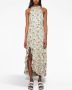 Agua By Agua Bendita Midi-jurk met bloemenprint Blauw - Thumbnail 3