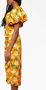 Agua By Agua Bendita Jurk met bloemenprint Oranje - Thumbnail 4